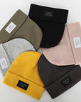 Black Folding Beanie