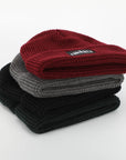 Navy Waffle Beanie