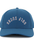 Atlantic Blue Golf Sucks Low Pro Waterproof Hat