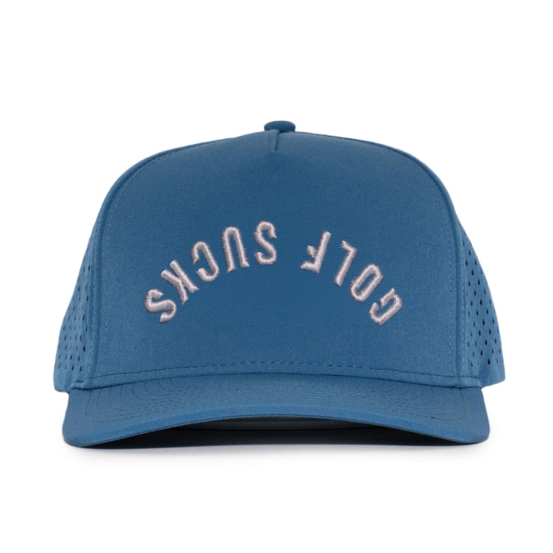 Atlantic Blue Golf Sucks Signature Waterproof Hat