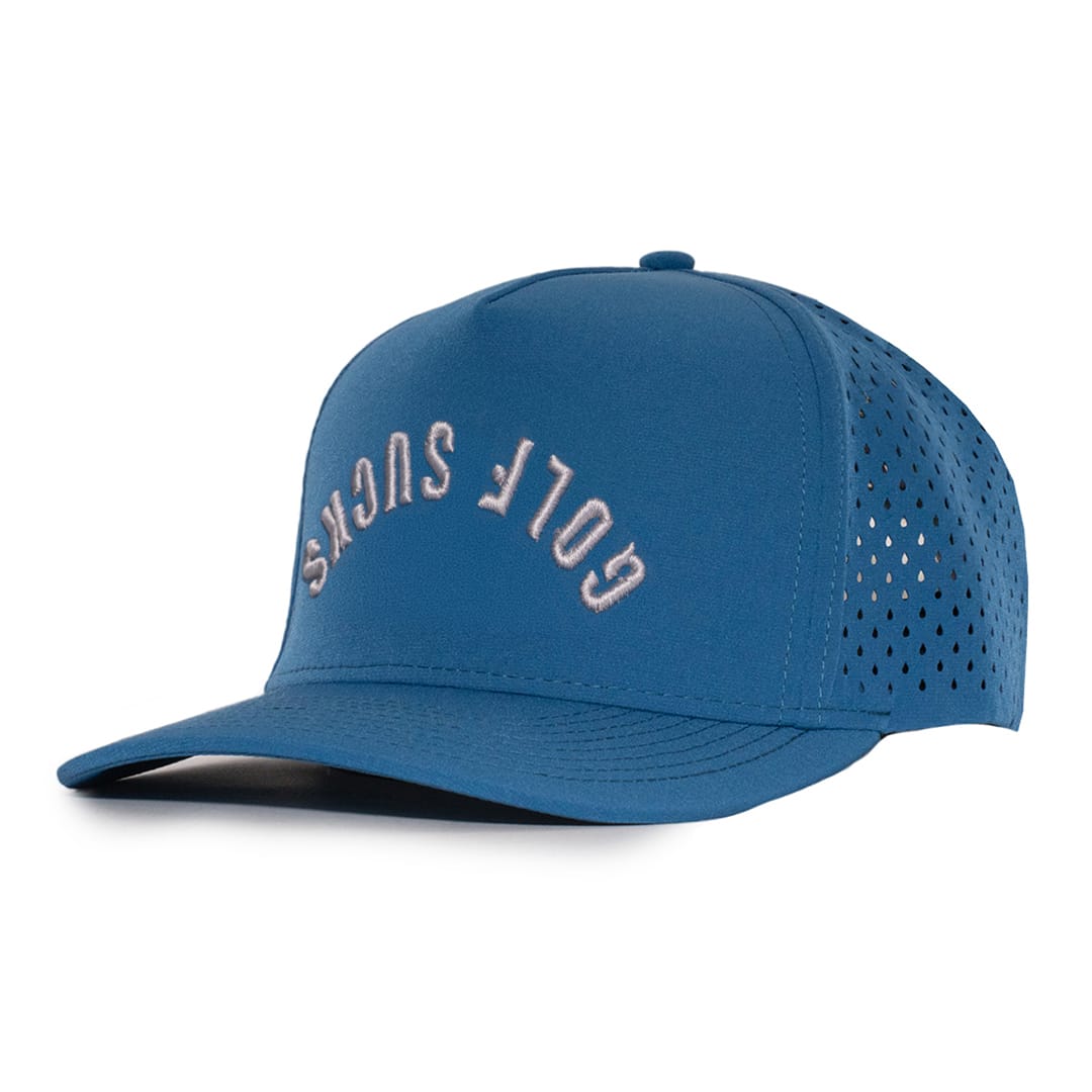 Atlantic Blue Golf Sucks Signature Waterproof Hat