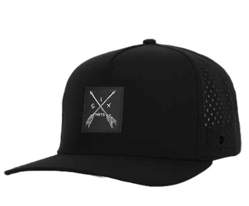 Black On Black Arrow Signature Waterproof Hat