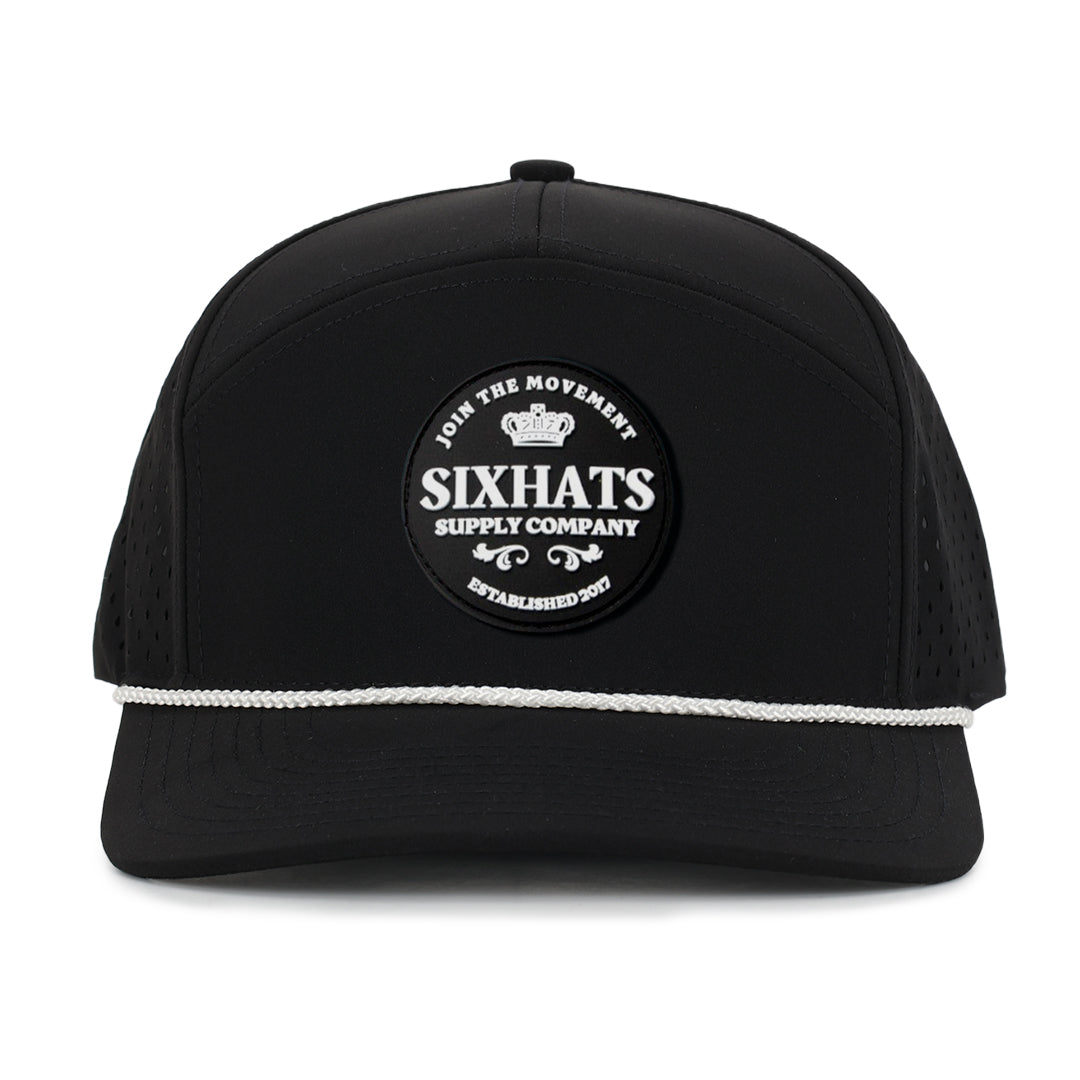 Black Crown Tradesman Waterproof Hat