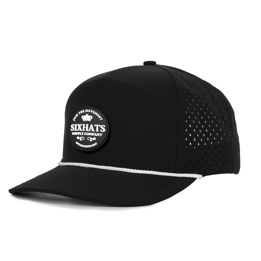 Black Crown Tradesman Waterproof Hat