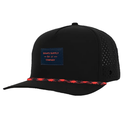 Black & Red OG Signature Waterproof Hat