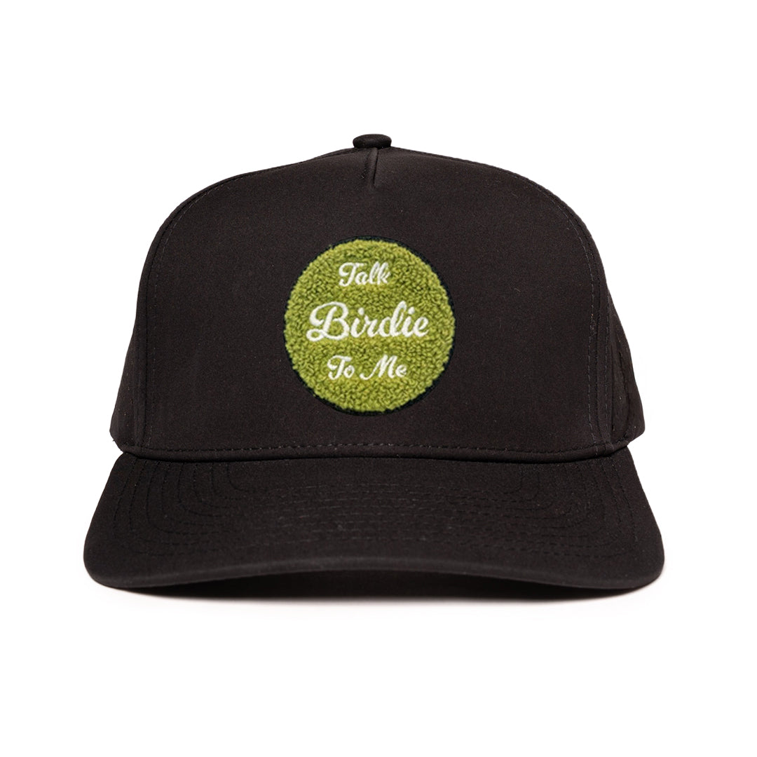 Black Talk Birdie To Me Signature Waterproof Hat
