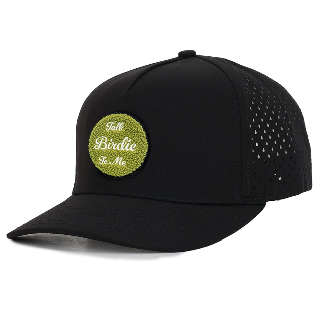 Black Talk Birdie To Me Signature Waterproof Hat