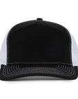 Stealth Black & White Mesh Tradesman Waterproof Hat