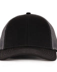 Stealth Black & Charcoal Mesh Low Pro Waterproof Hat
