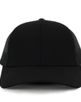 Stealth Black Mesh Low Pro Waterproof Hat