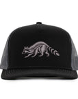 Black & Charcoal Raccoon Mesh Signature Waterproof Hat