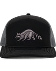 Black & Charcoal Raccoon Mesh Tradesman Waterproof Hat