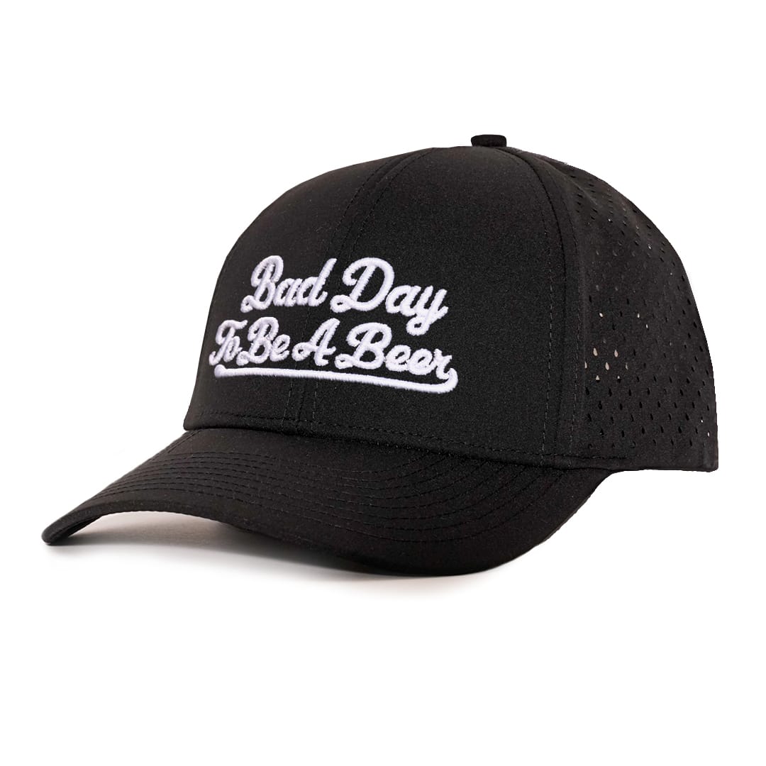 Black Bad Day To Be A Beer Low Pro Waterproof Hat