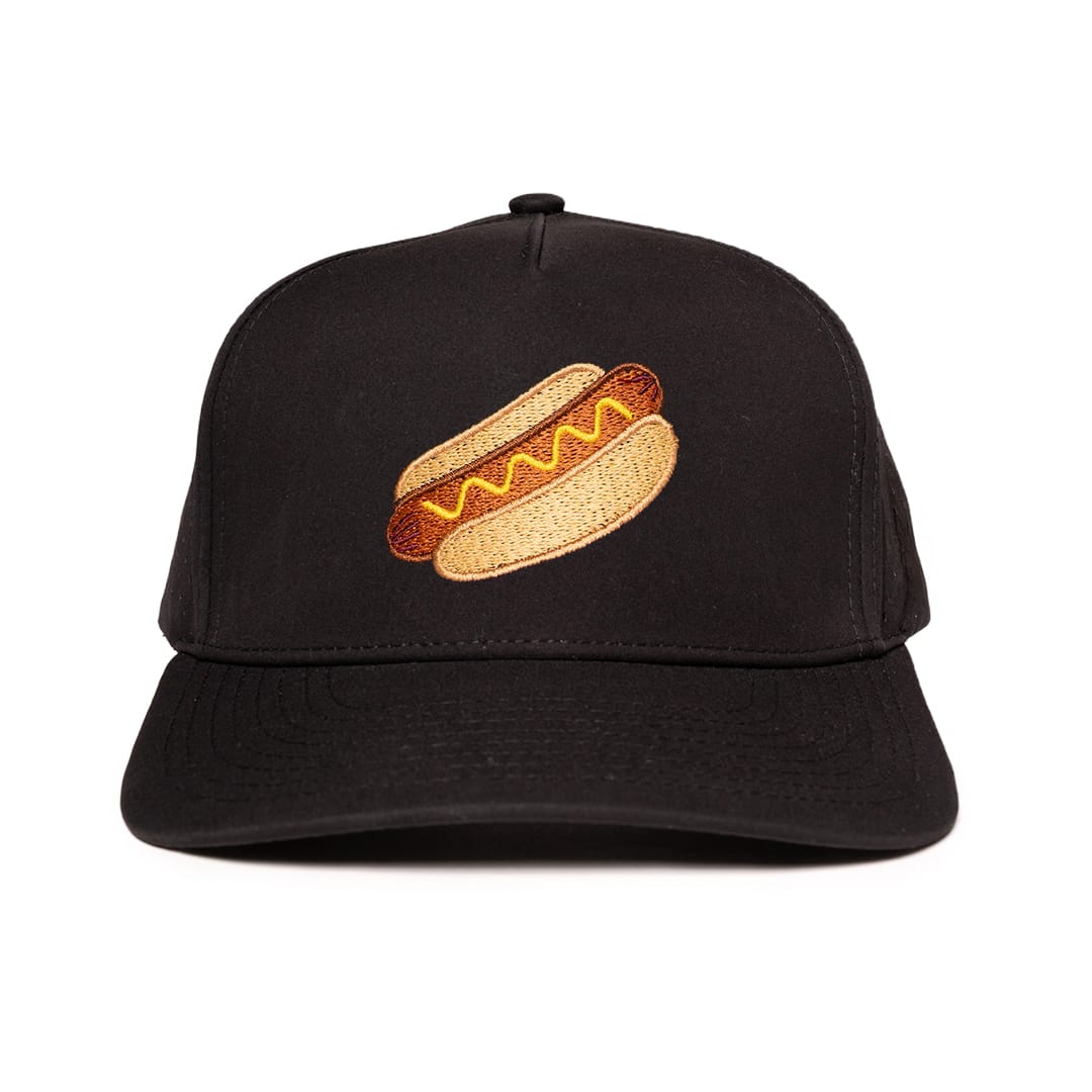 Black Hot Dog Signature Waterproof Hat
