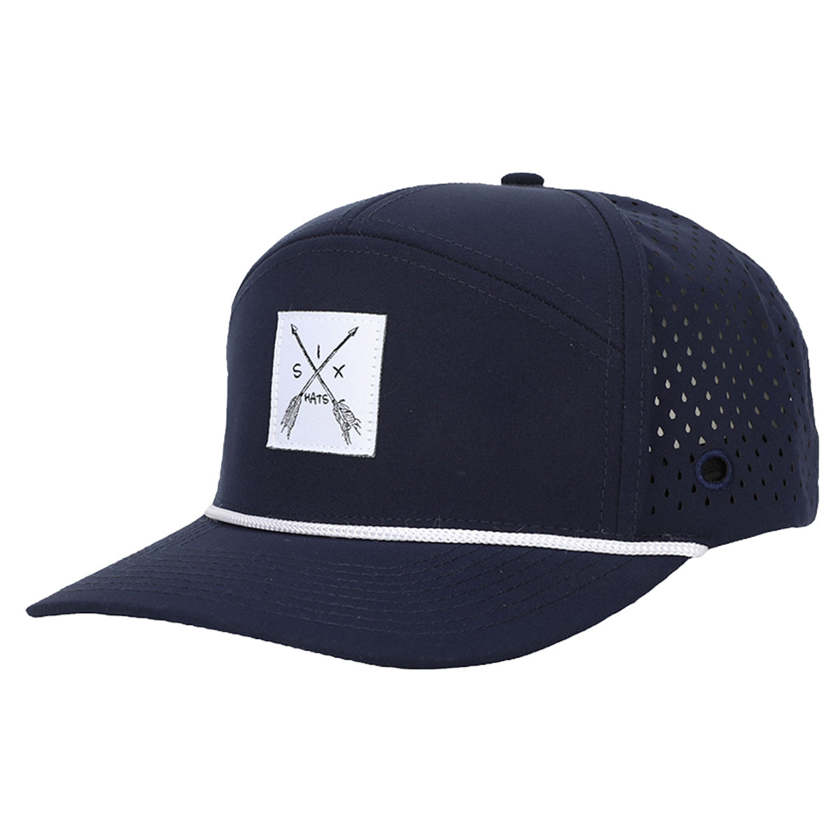 Blue Arrow Tee Holder Hat W/ Magnetic Ball Marker