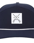 Blue Arrow Tee Holder Hat W/ Magnetic Ball Marker