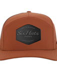 Burnt Orange Hex Tradesman Waterproof Hat