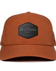 Burnt Orange Hex Tradesman Waterproof Hat