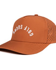 Burnt Orange Golf Sucks Signature Waterproof Hat