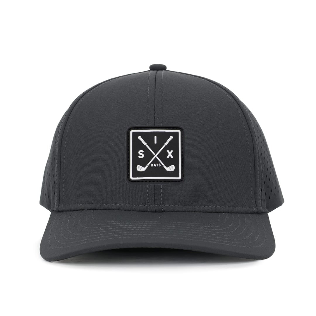 The Links Charcoal Low Pro Waterproof Hat