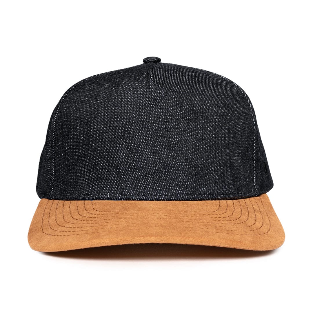 Denim signature 5 panel baseball hat waterproof sweat proof six hats supply