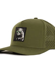 Forest_Green_Signature_Beaver_fabric patch waterproof hat designed in Canada Six hats Supply