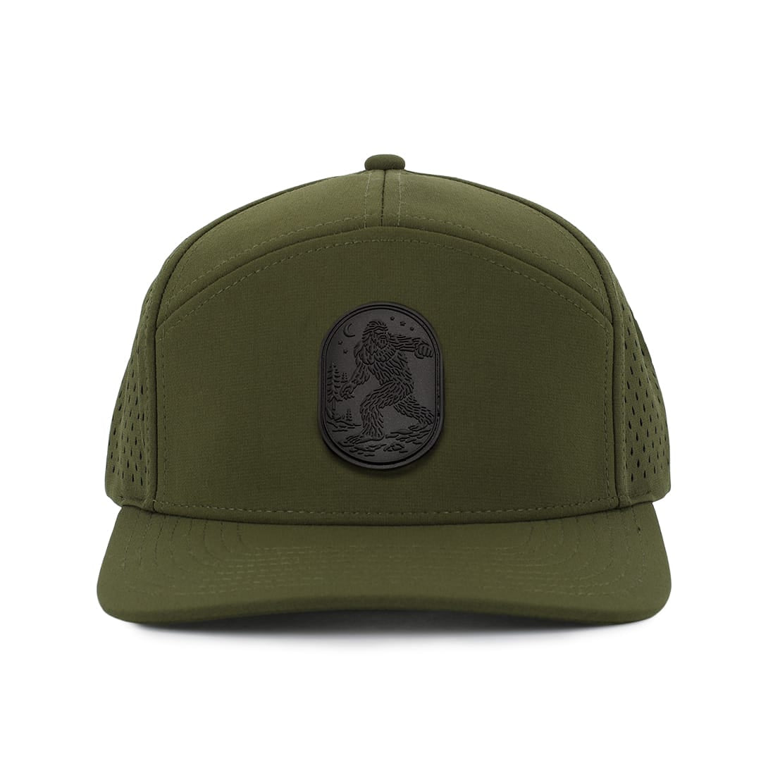 Forest_green_tradesman_waterproof_sweat_proof_sasquatch_style_embroidery_design_in_Canada_