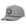 Grey Signature crown black rubber patch sew on in front waterproof and sweat proof custom made in Canada Six Hats supply