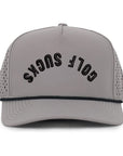 Grey Golf Sucks Signature Waterproof Hat