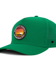 Kelly Green signature Horizon rubber patch waterproof and sweat proof frontside view designed in Canada SixHats supply
