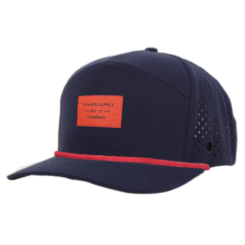 Navy & Red OG Tradesman Waterproof Hat