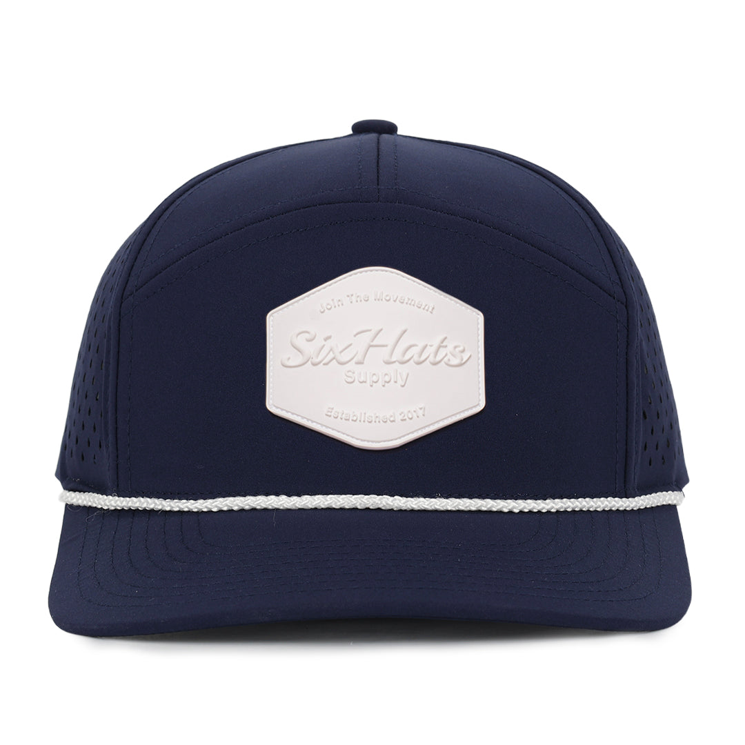 Navy Hex Tradesman Waterproof Hat