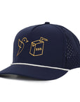 Navy Birdy Juice Signature Waterproof Hat