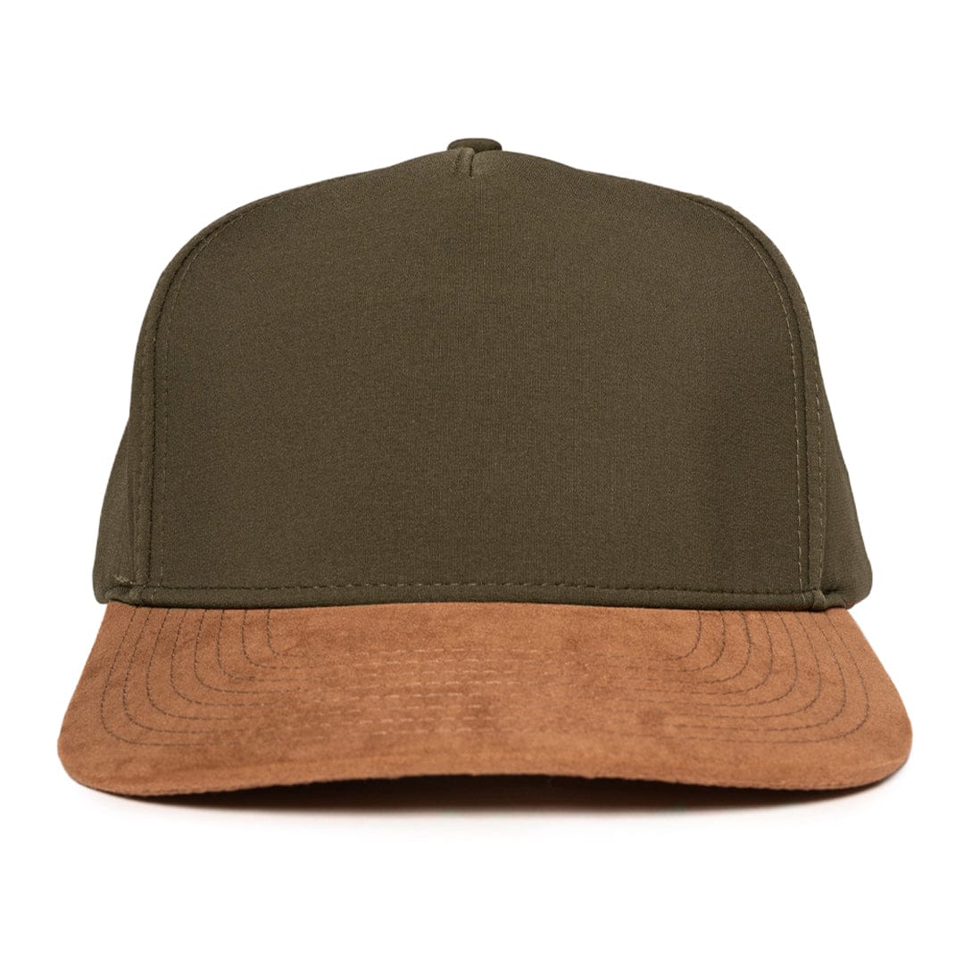 Olive Green Signature baseball hat waterproof sweat proof Six hats Supply 