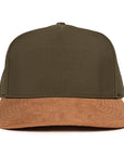 Olive Green Signature baseball hat waterproof sweat proof Six hats Supply 