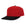 Red Signature hat with black brim 5 panel cap waterproof and sweat proof designed in Canada Six Hats supply