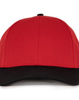 Stealth Red & Black Low Pro Waterproof Hat
