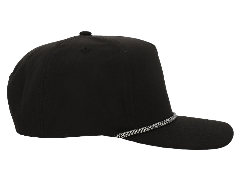Stealth Black Signature Tee Holder Hat W/ Magnetic Ball Marker