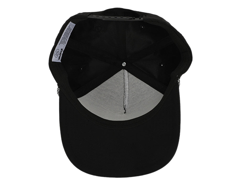 Black Golf Patch Signature Tee Holder Hat W/ Magnetic Ball Marker