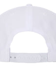 White W/ Black Golf Patch Signature Tee Holder Hat W/ Magnetic Ball Marker