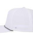 White Golf Patch Signature Tee Holder Hat W/ Magnetic Ball Marker