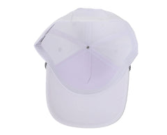 White W/ Black Golf Patch Signature Tee Holder Hat W/ Magnetic Ball Marker