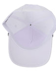 White Golf Patch Signature Tee Holder Hat W/ Magnetic Ball Marker