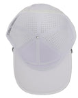 White W/ Black Golf Patch Tradesman Tee Holder Hat W/ Magnetic Ball Marker