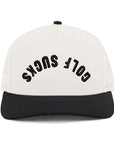 Tan & Black Golf Sucks Tradesman Waterproof Hat