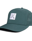 Teal_tradesman_arrow_patch_six_hats_supply_designed_in_Canada_waterproof