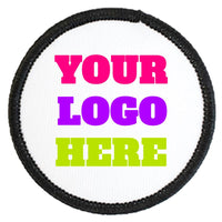 White Fabric Patch With Black Border