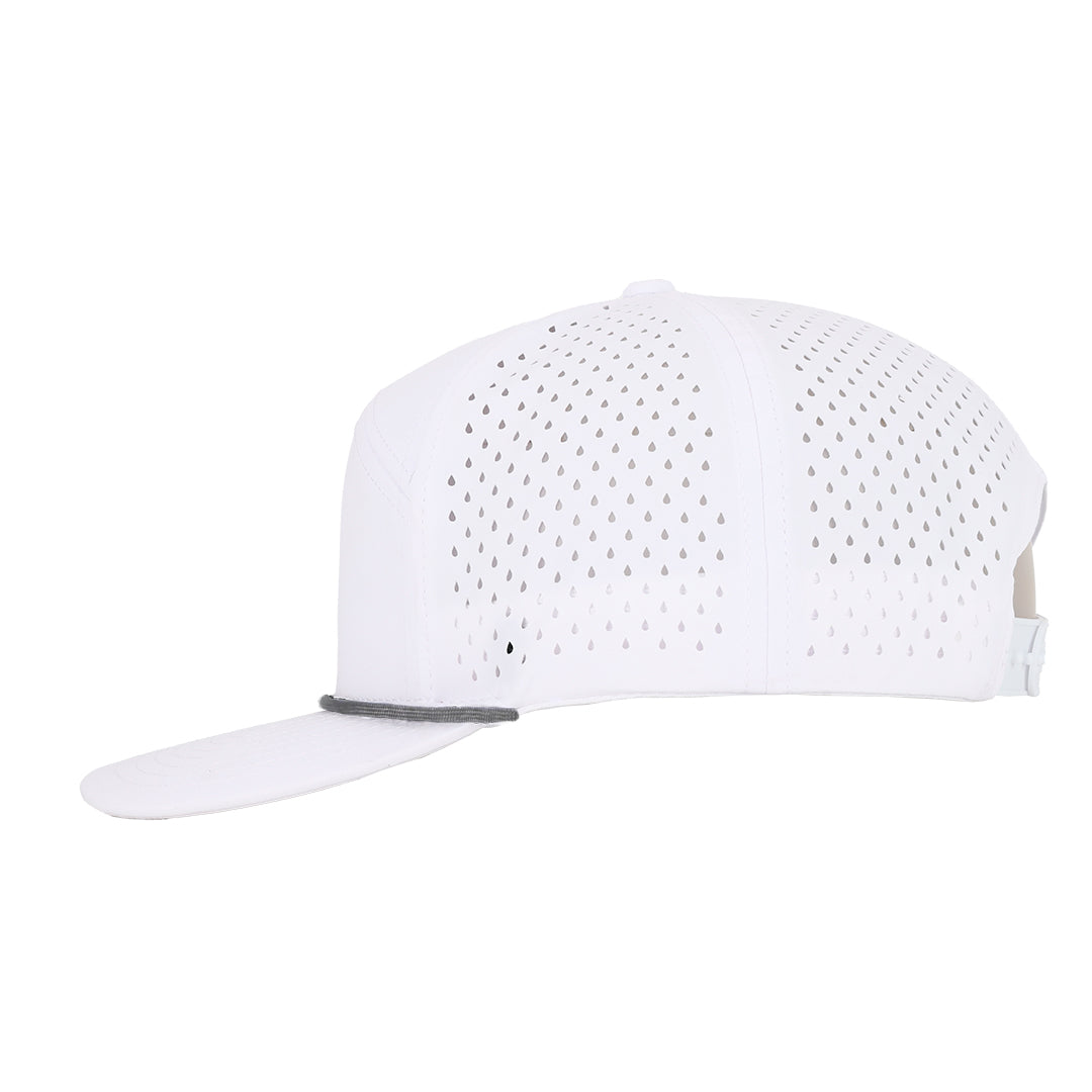 White Hex Tradesman Waterproof Hat