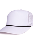 White tradesman cap waterproof sweat proof floating hat designed in Canada