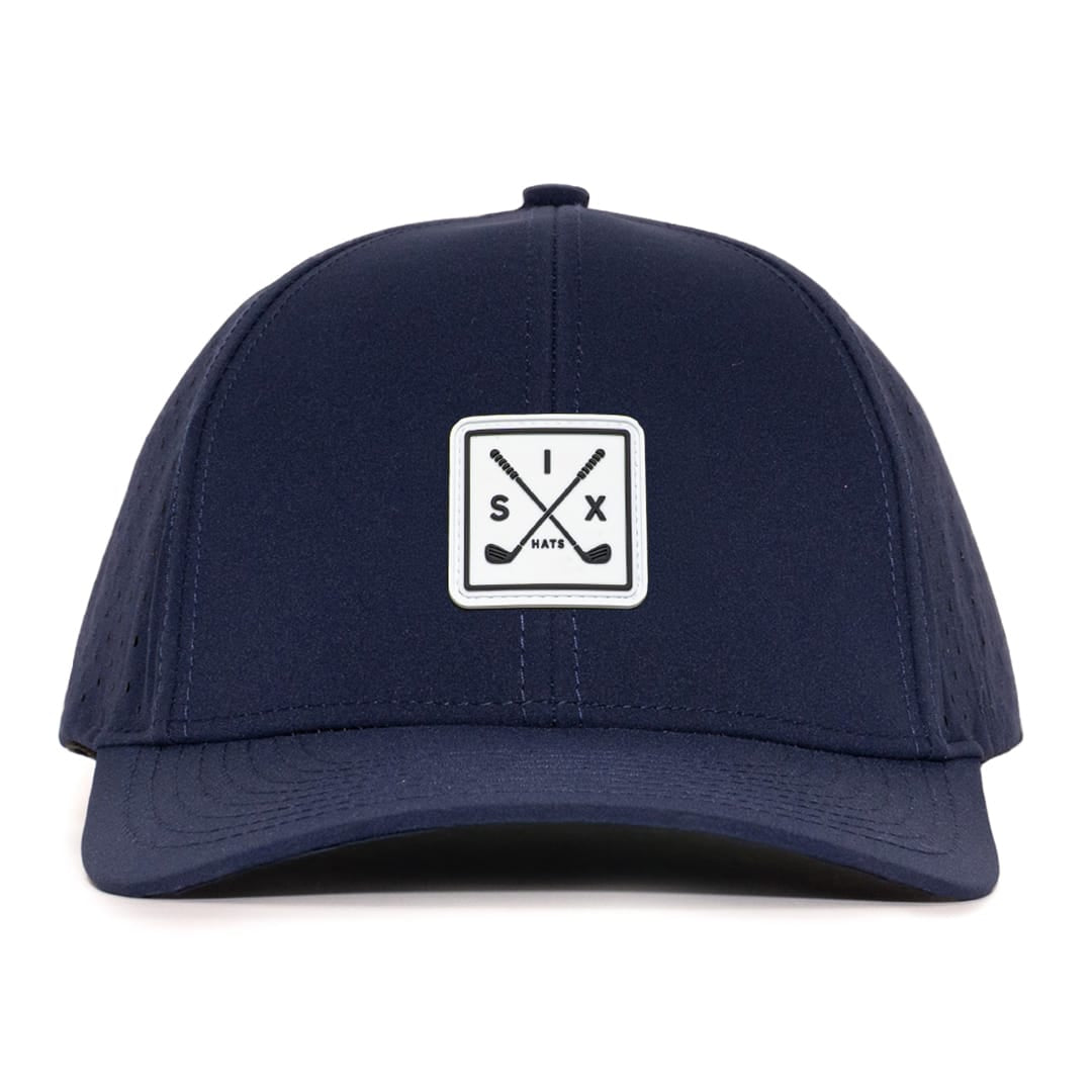 The Links Navy Low Pro Waterproof Hat